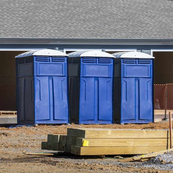 are there any restrictions on what items can be disposed of in the porta potties in Lake Holiday